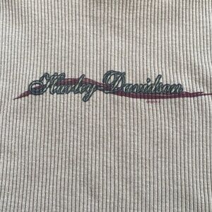 Harley Davidson women’s small sleeveless ribbed turtleneck vintage made in USA